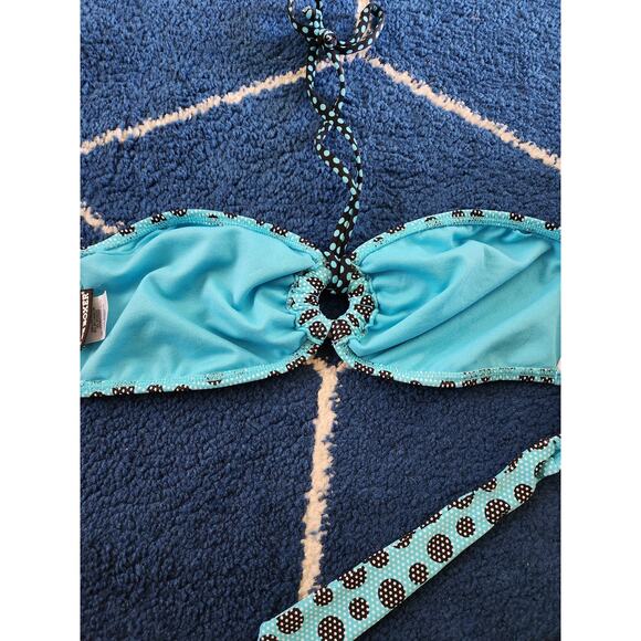 Joe Boxer Womens Retro Halter Bikini Top Lg - Picture 5 of 5